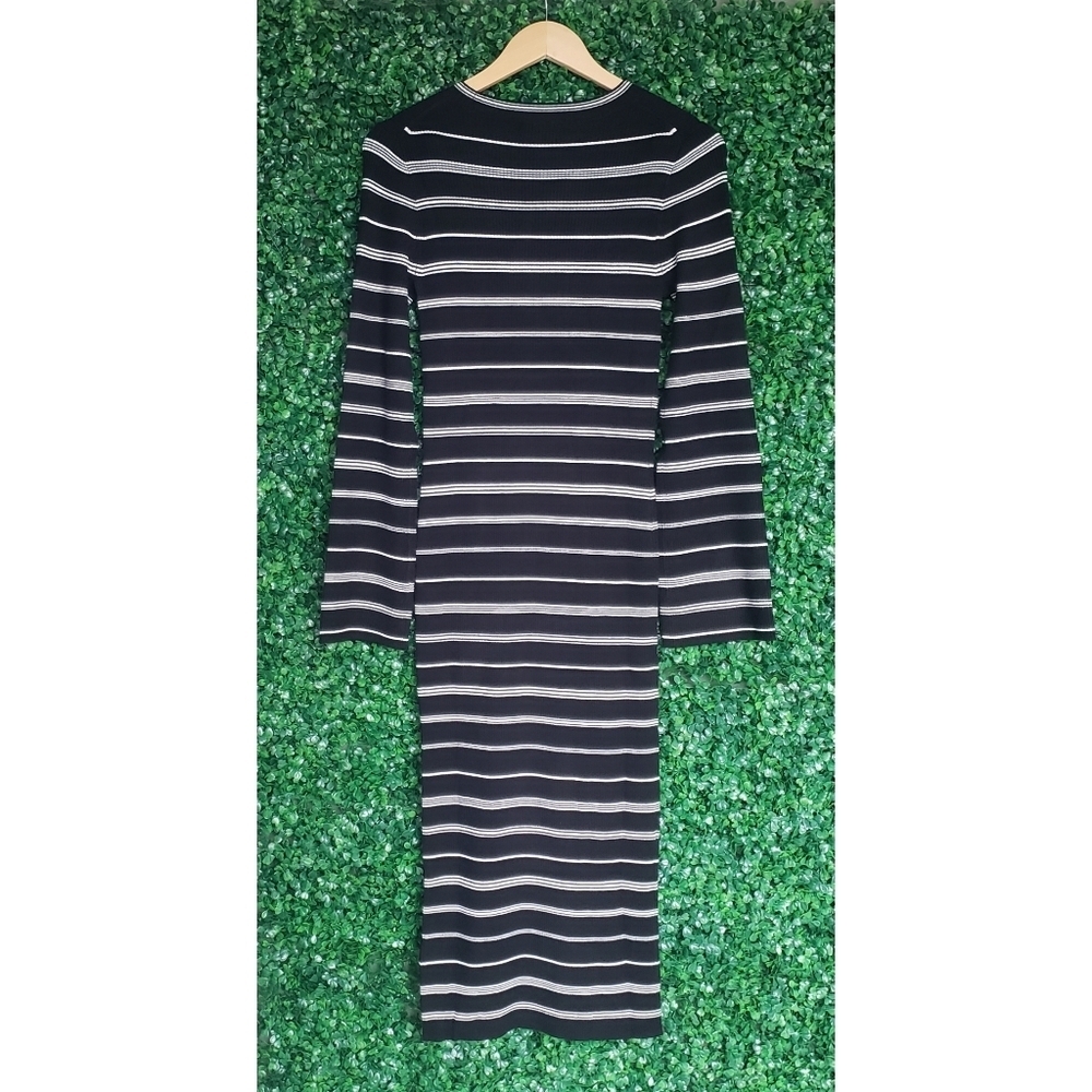 7. J.Crew Knit ribbed sweater-dress in mixed stripe - Picture 6 of 7